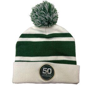 Idegy Milwaukee Bucks Basketball 50 Seasons 2018 White Green Winter Knit Hat